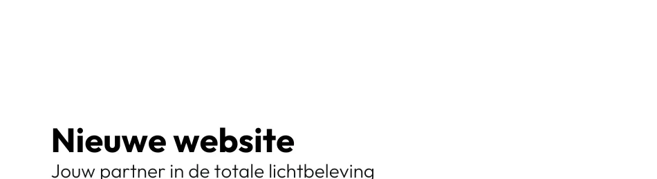 Nieuwe websit