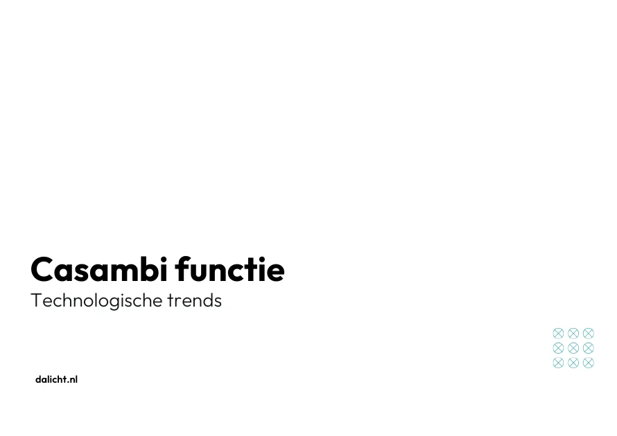 Casambi functie