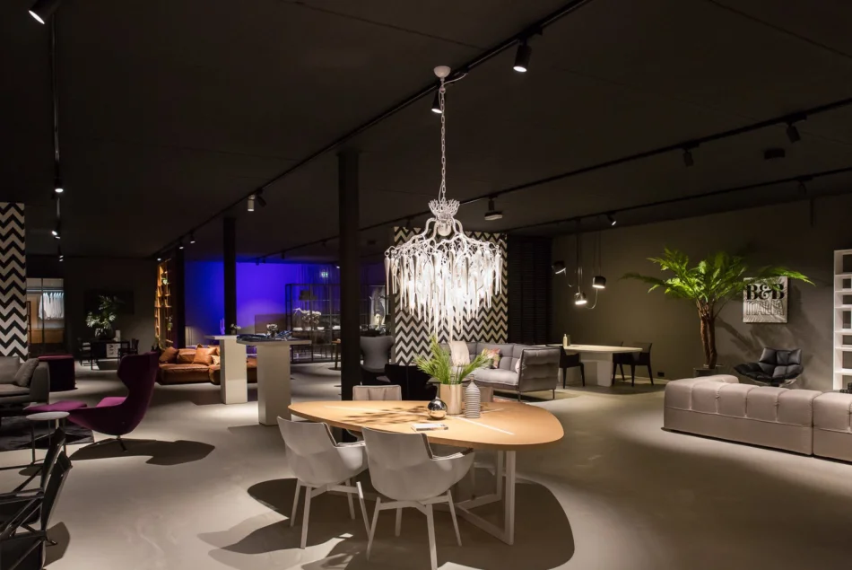 Brandvanegmond showroom hora barneveld netherlands interior lighting design 3